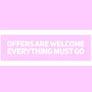 ⚡️ ACCEPTING OFFERS - EVERYTHING MUST GO ⚡️